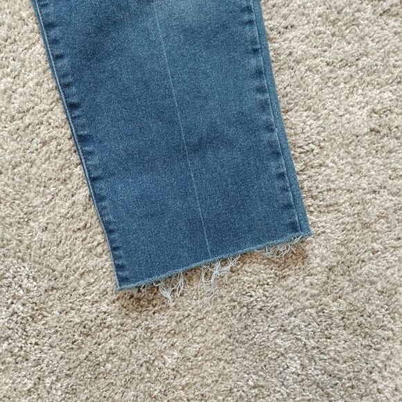 Sofia Jeans Eden Super High Rise Straight Raw Hem Jeans Sz 14 - Picture 9 of 9